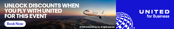 2026 United Airlines for Business banner promo for RLM